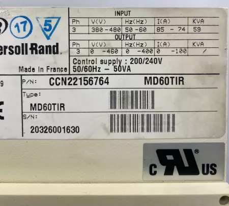 Ingersoll Rand CCN22156764 Circuit Board 200/240V 50/60Hz 50VA 