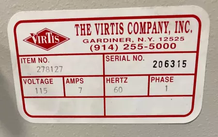 The Virtis Co. 278127 Cyclone Sentry™ Mixer/Stirrer 