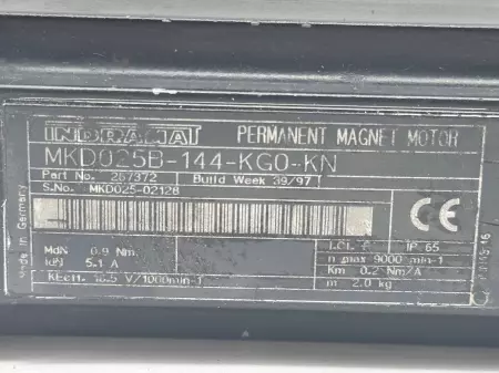 Indramat MKD025B-144-KGO-KN Servo Motor 