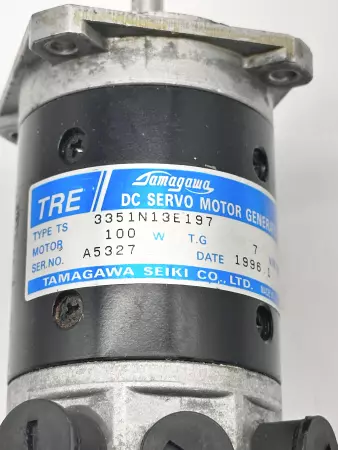  Tamagawa 3351N13E197 DC Servo Motor 100W 