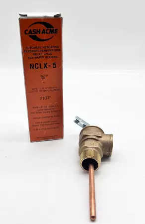 Cash Acme NCLX-5 Pressure/Temperature Relief Valve 