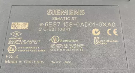 Siemens 6ES7 158-0AD01-0XA0 SIMATIC S7 DP Coupling Module 
