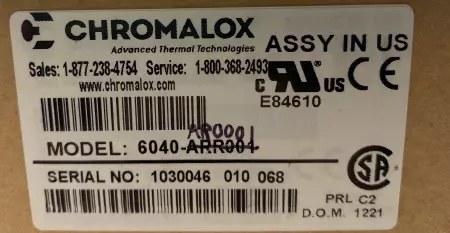 Chromalox 6040-AR0001 Thermal Temperature Controller 