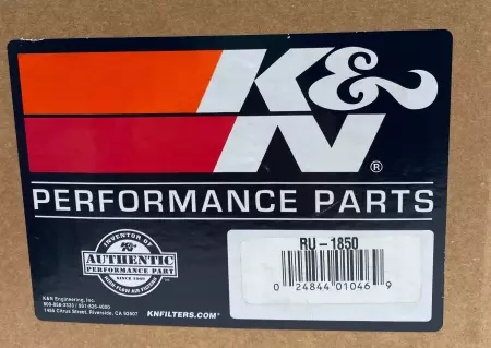 NEW K&N RU-1850 Filter Universal Rubber Round Filter 