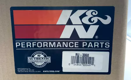 NEW K&N RU-3060 Clamp-on Air Filter 