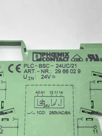 NEW Phoenix Contact PLC-BSC-24UC/21 Solid State Relay Base 