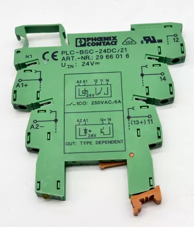 Phoenix Contact PLC-BSC-24DC/21 Terminal Block 