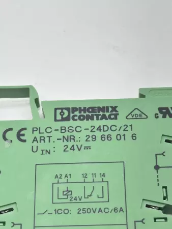 Phoenix Contact PLC-BSC-24DC/21 Terminal Block 