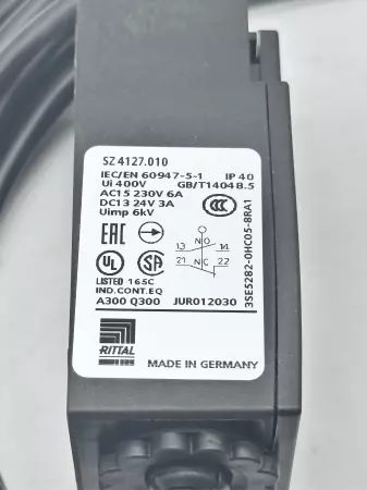 NEW Rittal SZ 4315.810 Door Operated Switch w/LED Connection Cable 