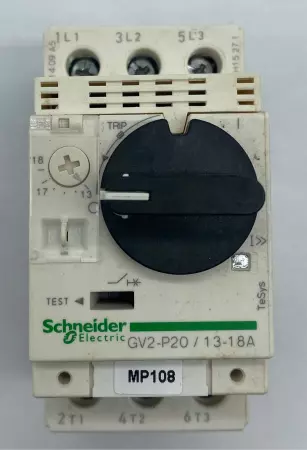  Schneider Electric GV2-P20/13-18A Motor Starter-Protector TESTED 