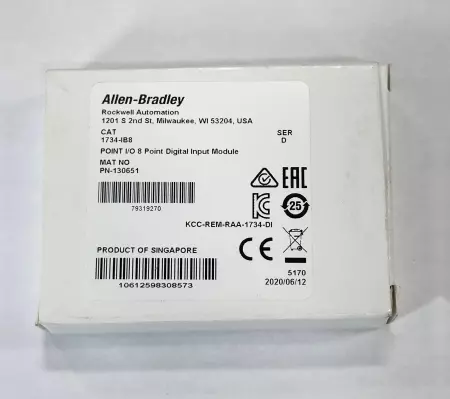 Allen-Bradley 1734-IB8 SER.D Digital Input Module 