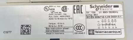  Schneider Electric CAD32 Contactor 600V 10Amp 