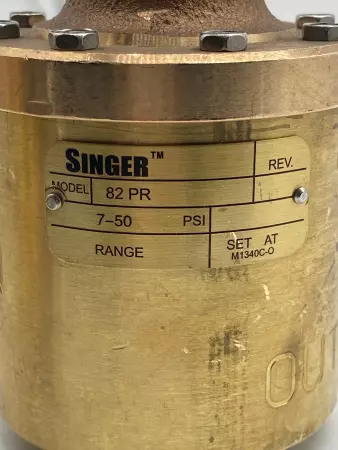 NEW Singer 82PR Pressure Reducing Pilot E5010F-LF 