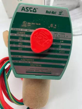 Asco 8327G041 Red-Hat Solenoid Valve 115-120V, 1/4