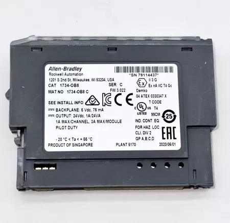NEW Allen-Bradley 1734-OB8 SER.C Digital Output Module 