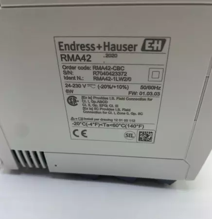 Endress + Hauser RMA42-1LW20 Process Transmitter 