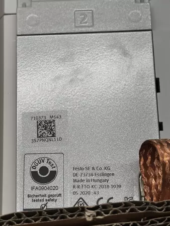 Festo MS6-SV-1/2-E-10V24-SO-MP1 Quick Exhaust Valve  PNs: 548713/552252 