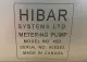 Hibar Systems 4S2-R2-67-106 Metering Pump 