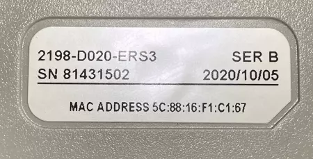 Allen-Bradley 2198-D020-ERS3 SER. B Servo Drive/Inverter 5.5kW, W/Connector Kit 