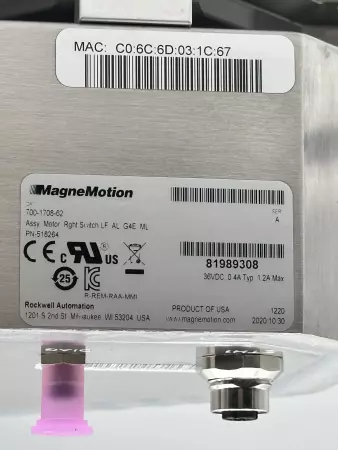 MagneMotion 700-1708-62 High Payload Right Switch  PN-518264 