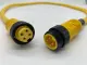 NEW Allen-Bradley 110-0016-02 REV.E Cable Power Bus 4 Pin Male 4 Pin Female 600V