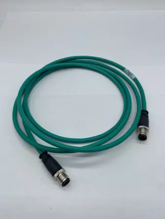 NEW Allen-Bradley 1585D-M4UBDM-2 SER.B Ethernet Media M12 Patchcord Cable 2M 