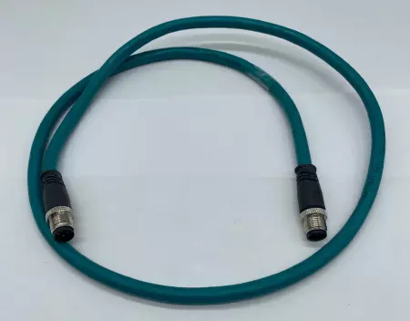 NEW Allen-Bradley 1585D-M4HBDM-1 SER.B Ethernet Media M12 Patchcord Cable 1M 