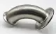 SANITARY SOLUTIONS EH181275D/B85P 90 Degree Round Elbow Fitting, Stainless 