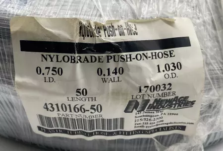 New Age Ind. 4310166-50 Push-On Hose 0.75