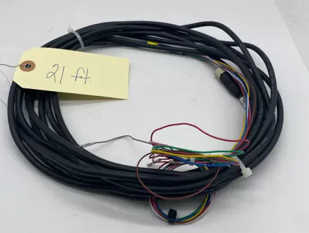  Amphenol 195BL Industrial Cable E163869, 21Ft Length 