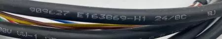  Amphenol 195BL Industrial Cable E163869, 21Ft Length 