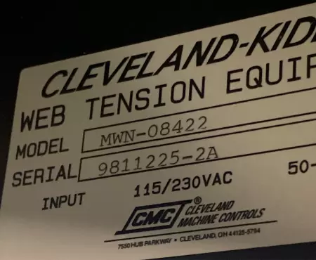 Cleveland Machine MWN-08422 Kidder Motor Controller 115/230VAC 