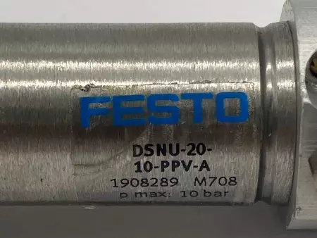  Festo 1908289 Pneumatic Cylinder 20mm Piston 10mm Stroke 