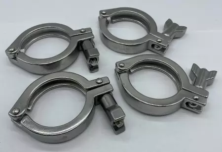  VNE Corp. S191115-3 Stainless Clamp Lot of 4