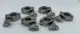 NEW Unbranded 63-04 Stainless Clamps with Wing Nut 1/2-3/4
