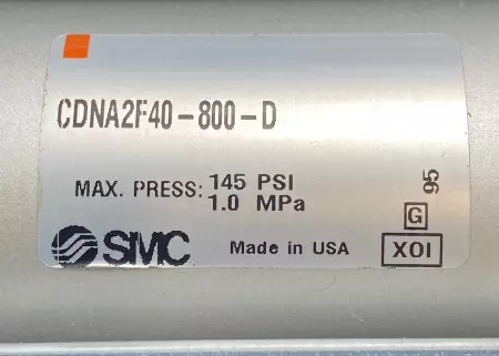 SMC CDNA2F40-800-D Pneumatic Cylinder, 40mm Bore 800mm Stroke 