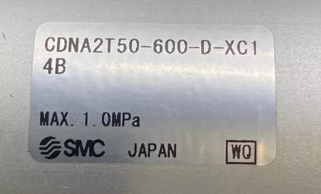 SMC CDNA2T50-600-D-XC14B Pneumatic Cylinder 50mm Bore 600mm Stroke 