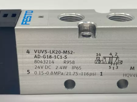 NEW  8043214 VUVS-LK20-M52-AD-G18-1C1-S 