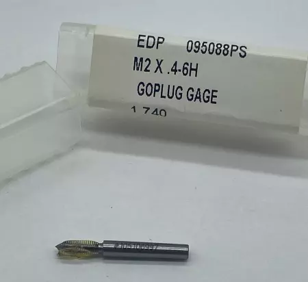 Regal Cutting Tools M2 X .4-6H Go PD 1.740 Thread Plug Gage 