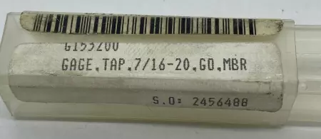 Unbranded 153200 Taperlock Plug Gage Go 0.4050, 7/16-20 UNF 