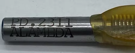 Alameda 1/4-28  UNF 2B Thread Plug Gage NoGo 0 .2311 