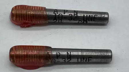 All Precision Needs 10-32 UNF Thread Pipe Plug Gage, G0 PD .1697 Lot of 2