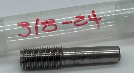 Unbranded 3/8-24 UNF Thread Pipe Plug Gage, Go PD .3479 