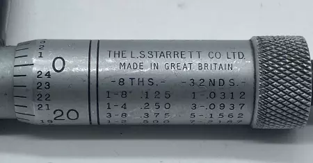 LS Starret 540-008 AS IS. Outside Micrometer 5-6