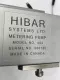 Hibar Systems MODEL 4S2 Metering Pump 