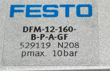Festo 529119 Guided Drive 12mm PD 160mm Stroke DFM12160BPAGF 