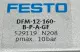 Festo 529119 Guided Drive 12mm PD 160mm Stroke DFM12160BPAGF 