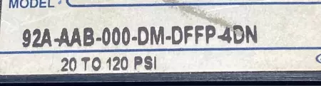  92A-AAB-000-DM-DFFP-4DN 4 VALVES W/ CIRCUIT BAR 899D Lot of 4