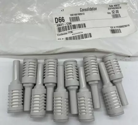 SMC ANA1-C08 Muffler, Pneumatic Silencer Lot of 10