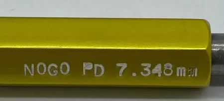 Regal M8 X 1.25 6H AS-IS Thread Plug Gage, Go PD 7.188, NoGo PD 7.348 